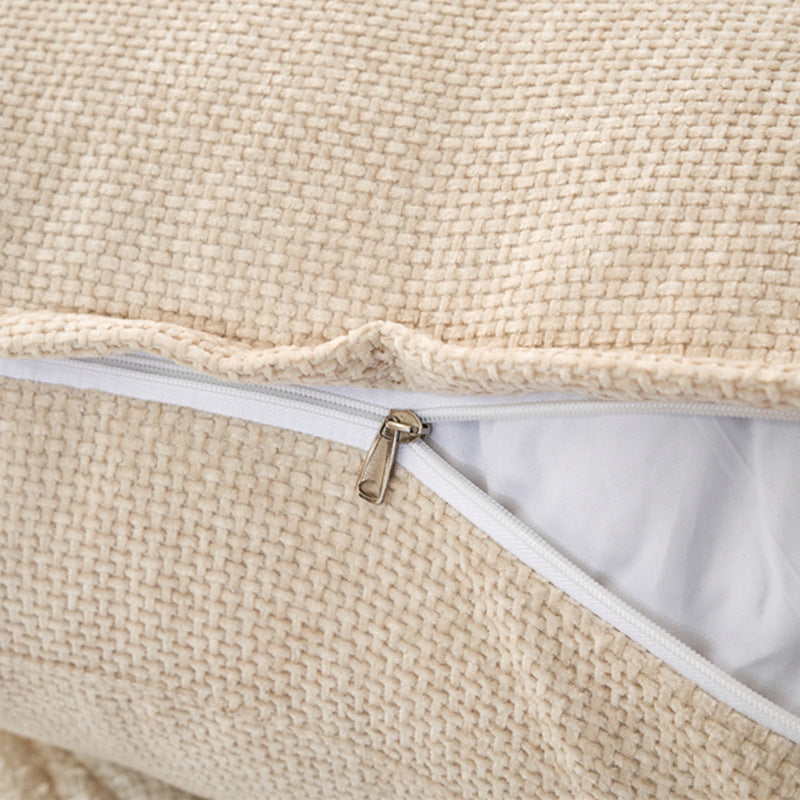 A Soft-Padded Cushion for The Headboard in a Japanese Style, Designed As a Backrest for Sofas in Bedrooms Or Tatami Rooms, Suitable for Bay Windows, And Includes a Removable Lumbar Support Pillow That Can Be Washed